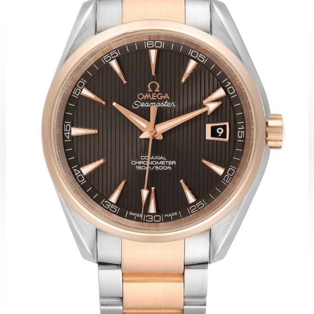 Omega Two Tone Aqua Terra